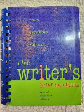 The Writer's Brief Handbook Second Canadian Edition Rosa Eschholz Roberts